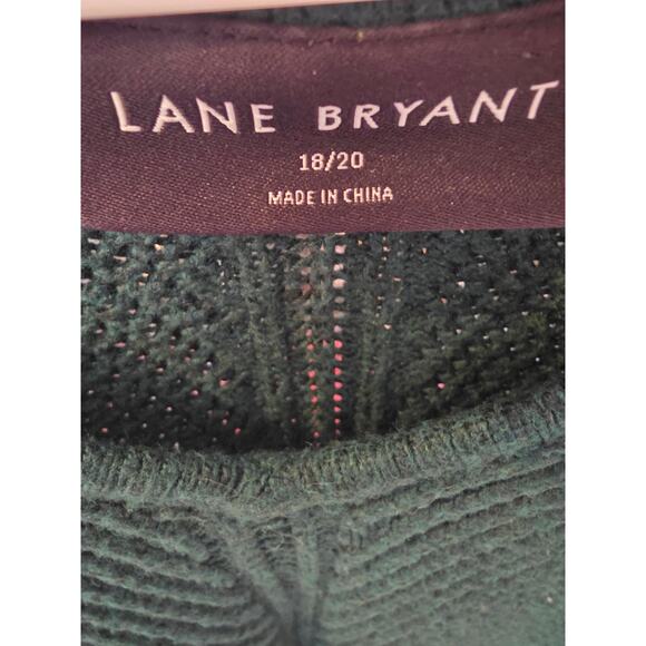Lane Bryant Sweater 18/20 Womens Plus Size V Neck Long Sleeve Christmas Holiday - Picture 3 of 5